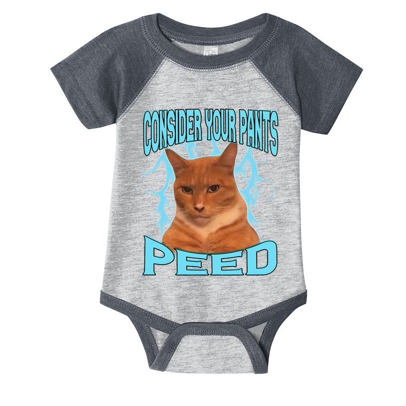 Consider Your Pants Peed Silly Cat Meme Infant Baby Jersey Bodysuit