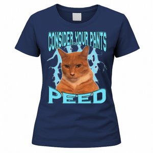 Consider Your Pants Peed Silly Cat Meme Women's T-Shirt