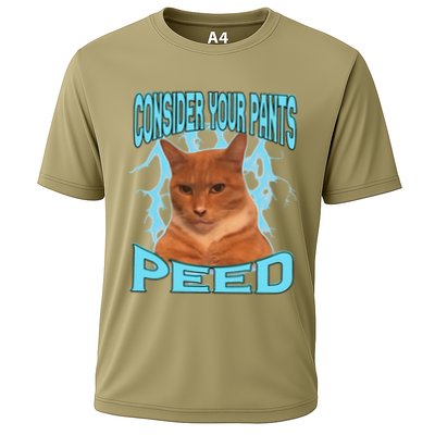 Consider Your Pants Peed Silly Cat Meme Performance Shirt