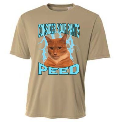 Consider Your Pants Peed Silly Cat Meme Cooling Performance Crew T-Shirt