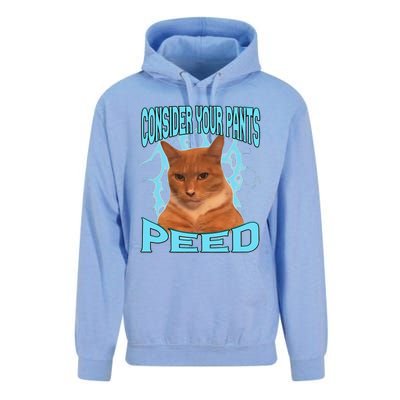 Consider Your Pants Peed Silly Cat Meme Unisex Surf Hoodie