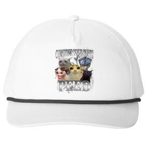 Consider Your Pants Peed Silly Cat Meme Graphic Joke Snapback Five-Panel Rope Hat