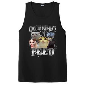 Consider Your Pants Peed Silly Cat Meme Graphic Joke PosiCharge Competitor Tank