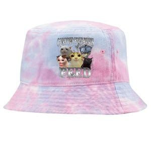 Consider Your Pants Peed Silly Cat Meme Graphic Joke Tie-Dyed Bucket Hat