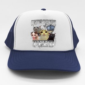 Consider Your Pants Peed Silly Cat Meme Graphic Joke Trucker Hat