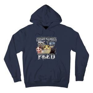 Consider Your Pants Peed Silly Cat Meme Graphic Joke Tall Hoodie