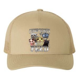 Consider Your Pants Peed Silly Cat Meme Graphic Joke Yupoong Adult 5-Panel Trucker Hat