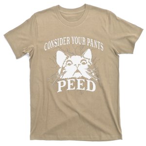 Consider Your Pants Peed Cat Meme  Weird Cat Meme T-Shirt