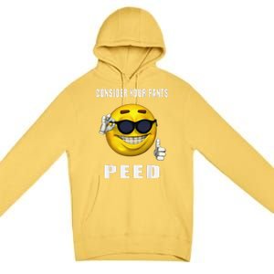 Consider Your Pants Peed Silly Meme Premium Pullover Hoodie