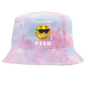 Consider Your Pants Peed Silly Meme Tie-Dyed Bucket Hat