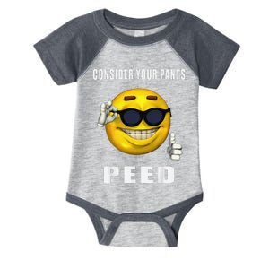 Consider Your Pants Peed Silly Meme Infant Baby Jersey Bodysuit