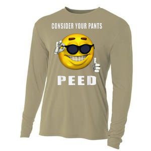 Consider Your Pants Peed Silly Meme Cooling Performance Long Sleeve Crew