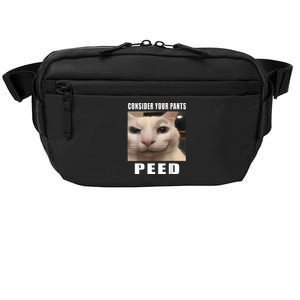 Consider Your Pants Peed Silly Cat Meme Crossbody Pack