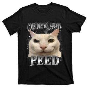 Consider Your Pants Peed Silly Cat Meme T-Shirt