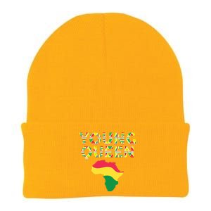 Cool Young Queen African American Black History Juneteenth Knit Cap Winter Beanie