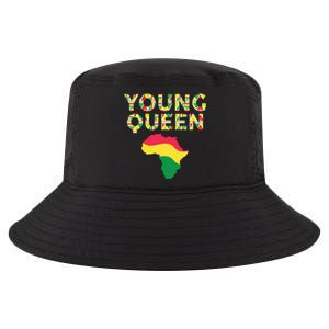 Cool Young Queen African American Black History Juneteenth Cool Comfort Performance Bucket Hat