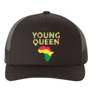 Cool Young Queen African American Black History Juneteenth Yupoong Adult 5-Panel Trucker Hat