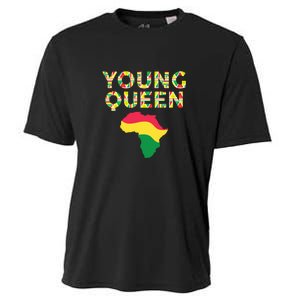 Cool Young Queen African American Black History Juneteenth Cooling Performance Crew T-Shirt