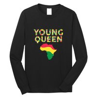 Cool Young Queen African American Black History Juneteenth Long Sleeve Shirt