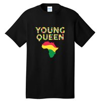 Cool Young Queen African American Black History Juneteenth Tall T-Shirt