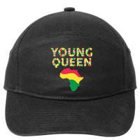 Cool Young Queen African American Black History Juneteenth 7-Panel Snapback Hat