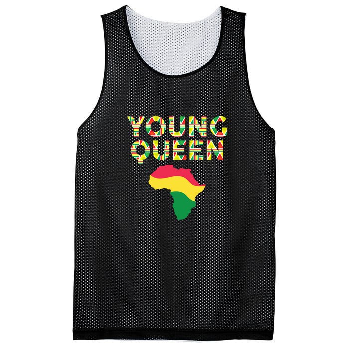 Cool Young Queen African American Black History Juneteenth Mesh Reversible Basketball Jersey Tank