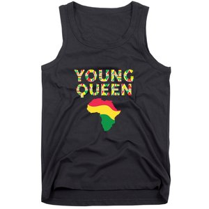 Cool Young Queen African American Black History Juneteenth Tank Top