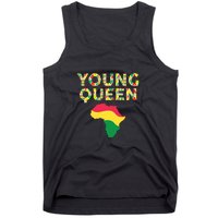 Cool Young Queen African American Black History Juneteenth Tank Top