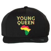 Cool Young Queen African American Black History Juneteenth Wool Snapback Cap