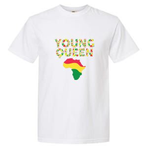 Cool Young Queen African American Black History Juneteenth Garment-Dyed Heavyweight T-Shirt