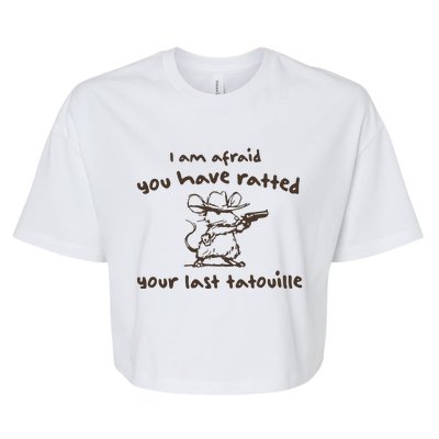 Cowboy YouVe Ratted Your Last Tatouille Vintage Bella+Canvas Jersey Crop Tee