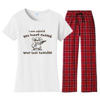 Cowboy YouVe Ratted Your Last Tatouille Vintage Women's Flannel Pajama Set