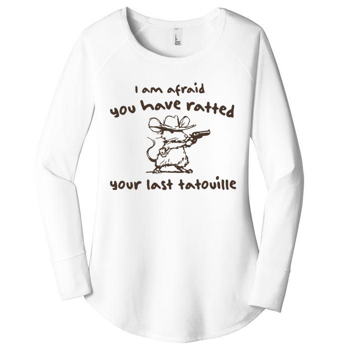 Cowboy YouVe Ratted Your Last Tatouille Vintage Women's Perfect Tri Tunic Long Sleeve Shirt