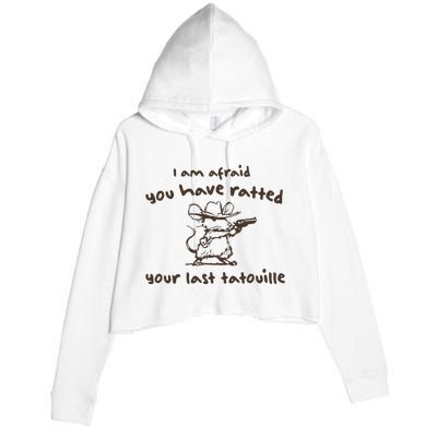 Cowboy YouVe Ratted Your Last Tatouille Vintage Crop Fleece Hoodie