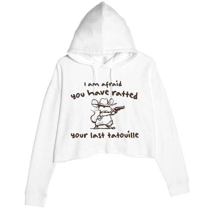 Cowboy YouVe Ratted Your Last Tatouille Vintage Crop Fleece Hoodie