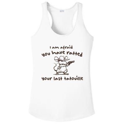 Cowboy YouVe Ratted Your Last Tatouille Vintage Ladies PosiCharge Competitor Racerback Tank