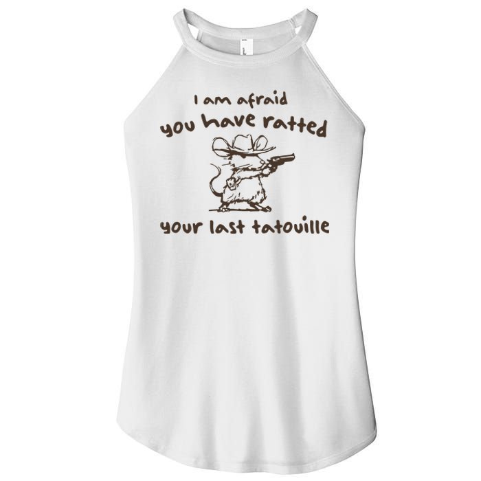 Cowboy YouVe Ratted Your Last Tatouille Vintage Women's Perfect Tri Rocker Tank