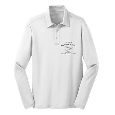 Cowboy YouVe Ratted Your Last Tatouille Vintage Silk Touch Performance Long Sleeve Polo