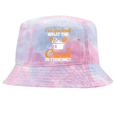 Can You Smell What The Crock Is Cooking Gift Tie-Dyed Bucket Hat