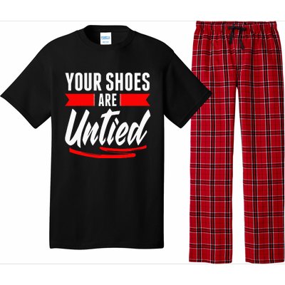 Cute Your Shoes Are Untied April Fool's Day Prankster Joke Pajama Set