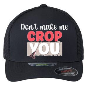 Crop You Scrapbook Scrapbooking Scrapbooker Gift Flexfit Unipanel Trucker Cap