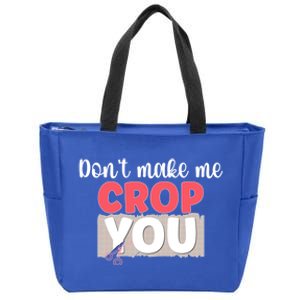 Crop You Scrapbook Scrapbooking Scrapbooker Gift Zip Tote Bag