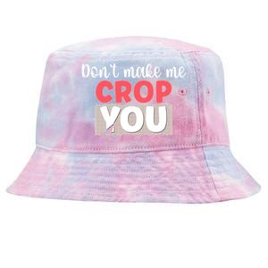 Crop You Scrapbook Scrapbooking Scrapbooker Gift Tie-Dyed Bucket Hat