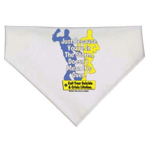 Call Your Suicide Crisis Lifeline USA-Made Doggie Bandana