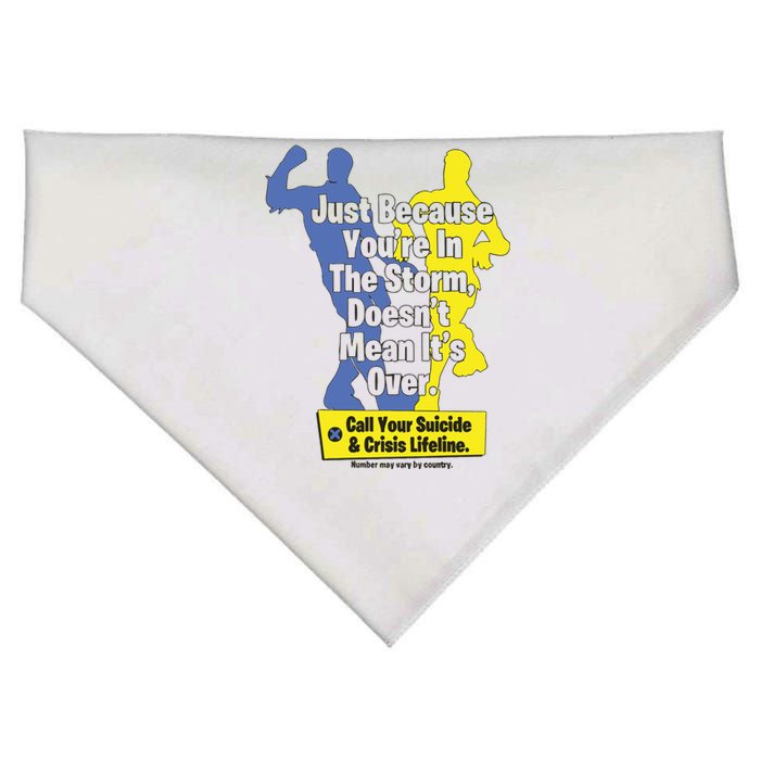 Call Your Suicide Crisis Lifeline USA-Made Doggie Bandana