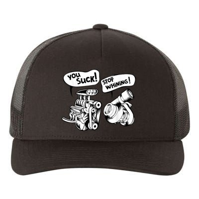 Cute You Suck! Stop Whining! Mechanical Engineering Yupoong Adult 5-Panel Trucker Hat