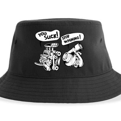 Cute You Suck! Stop Whining! Mechanical Engineering Sustainable Bucket Hat