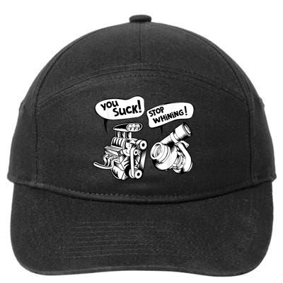 Cute You Suck! Stop Whining! Mechanical Engineering 7-Panel Snapback Hat