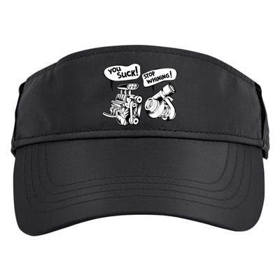 Cute You Suck! Stop Whining! Mechanical Engineering Adult Drive Performance Visor