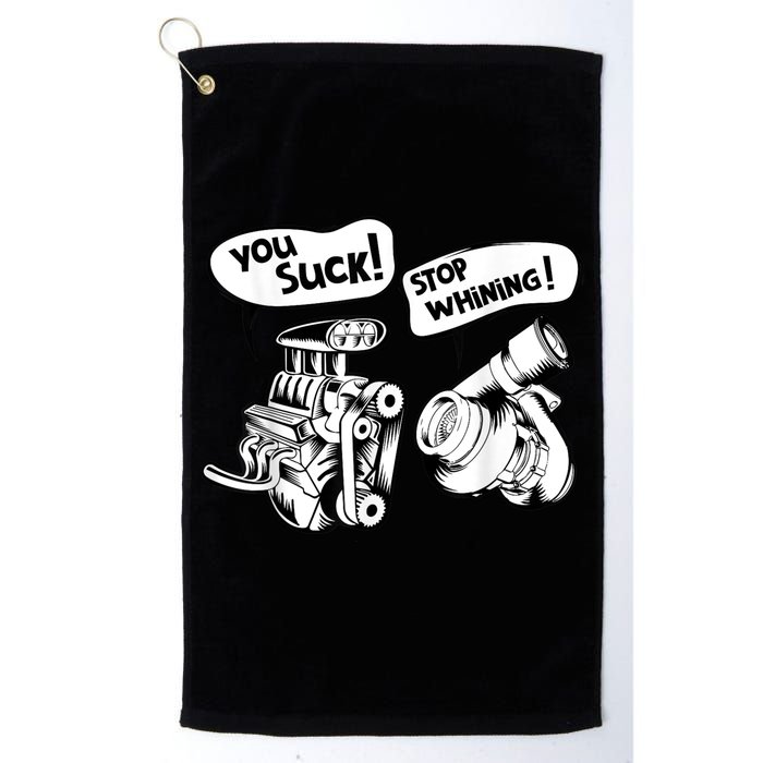 Cute You Suck! Stop Whining! Mechanical Engineering Golf Towel
